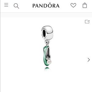 Pandora Tinkerbell shoe charm